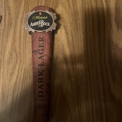 Michelob Brewing Amber Dark Lager Mancave Tap Handle 