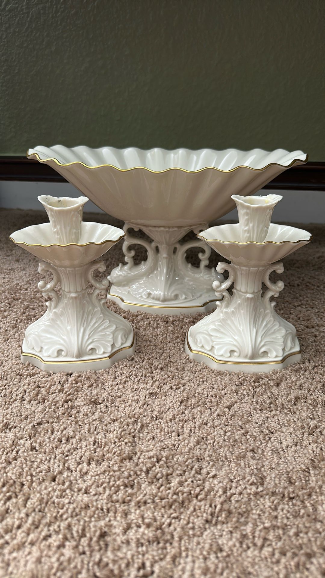 Lenox Aquarius Collection with 24K gold trim