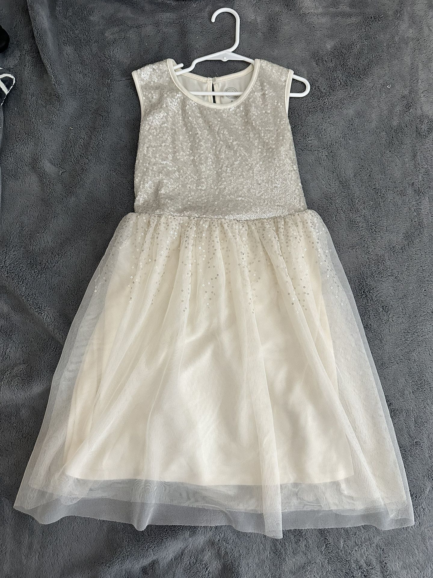 Girls Sequin Tulle Dress medium