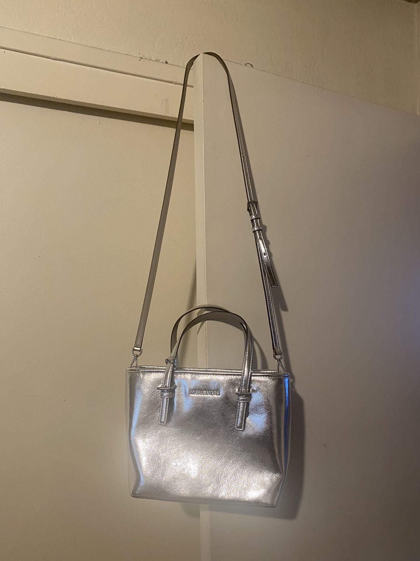 Brand New Silver MK Purse