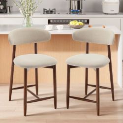 Beige bar stool，$120/2pcs