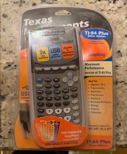 TI-84 Plus Silver Edition Graphing Calculator