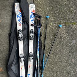 Entire Ski Set Up