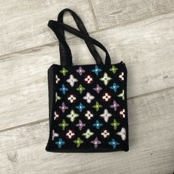 Black bearded shoulder bag