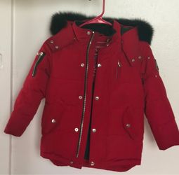 Moose Knuckle Kids 3Q Puffer Jacket with Fur Hood