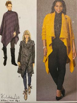 Cardigan McCall’s M7262  Pattern Size 8-16  18W-2W New Uncut