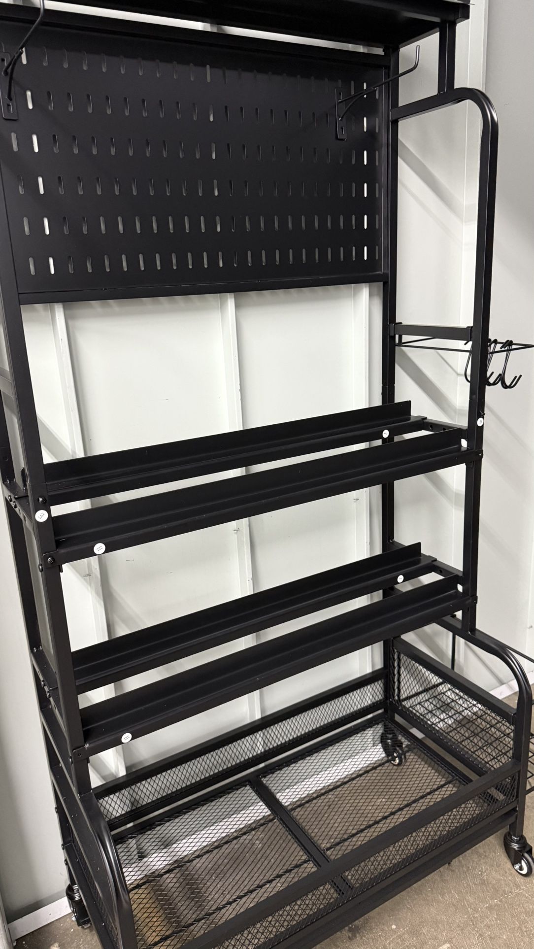 63” Home Gym Storage Rack Organizer