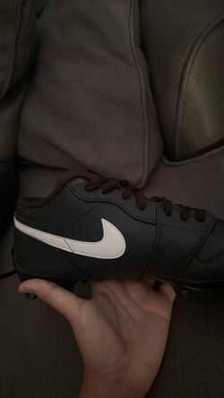 Nike Jordan black and white cleats