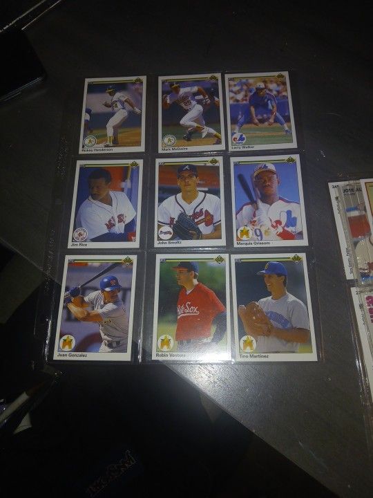 Baseball Cards Few Football
