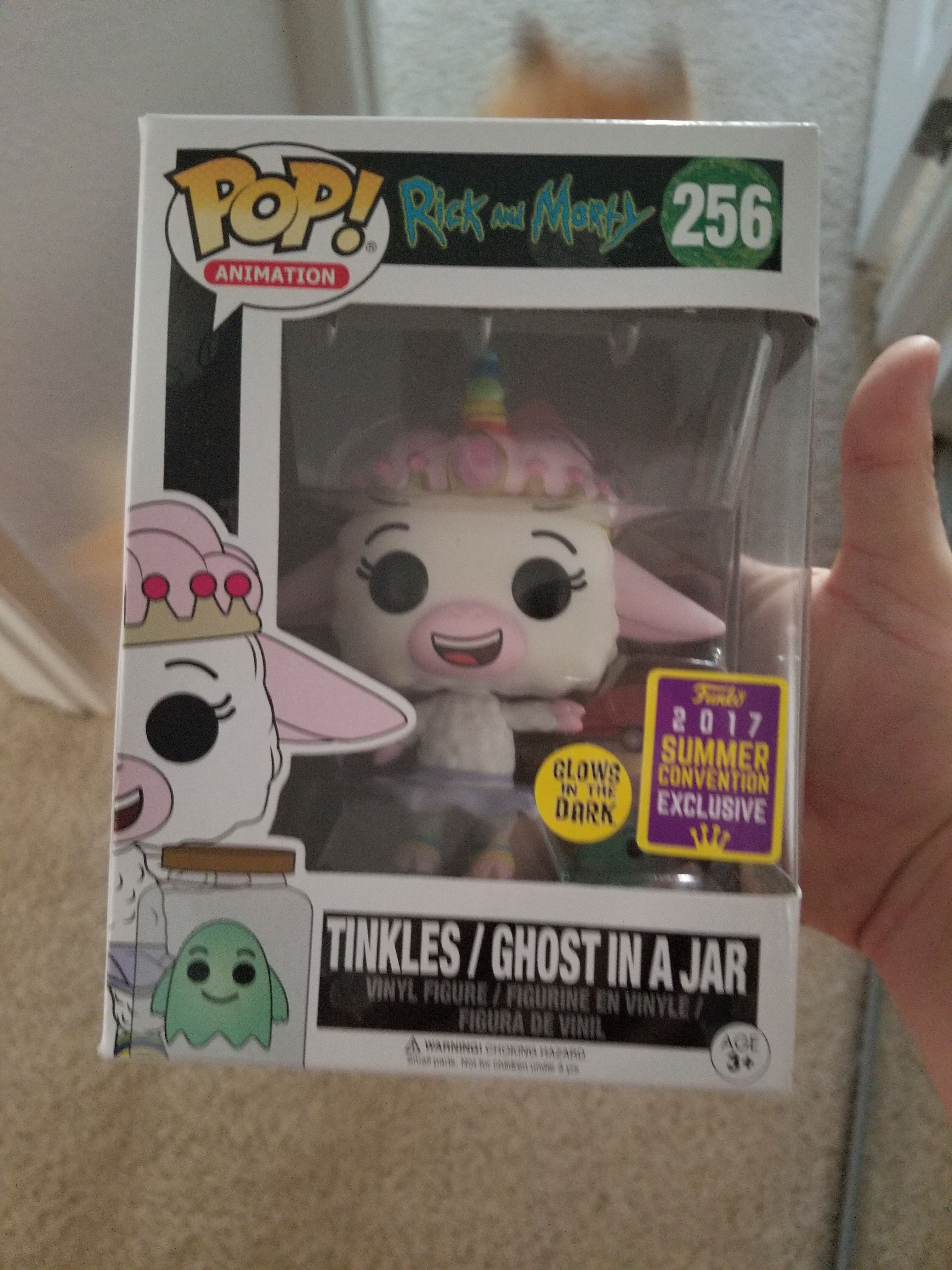 Rick and morty tickles and ghost in a jar funko pop