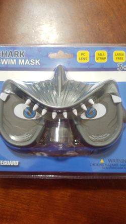Kid's Swim Mask 3yr+ Shark Mask