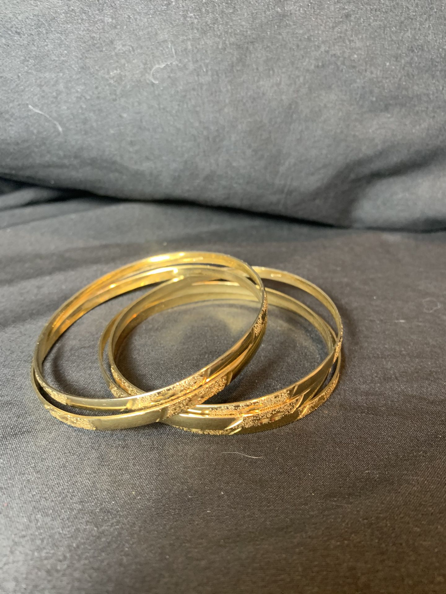 14k Gold Plated Bangles