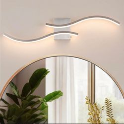 VLOITGOL MODERN LED BATHROOM OR WALL SCONCE MODEL JQ- SBL-5CCT. DIMENSIONS 31.5 INCHE