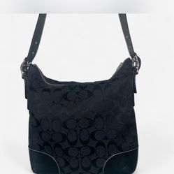 Coach Black Signature Crossbody