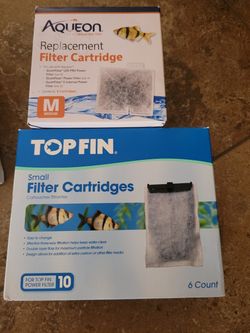 Topfin filter cartridges