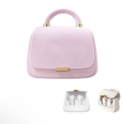 Handbag Model Wireless Mini Earbuds - Compact Bluetooth Earphones with Long Battery Life, Ideal for Small Ear Canals, Stylish Design for Music and Cal