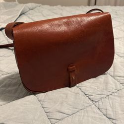 Leather Saddle Bag 