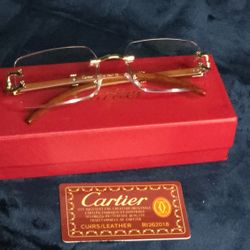 Cartier "Sticks" Clear Glasses 