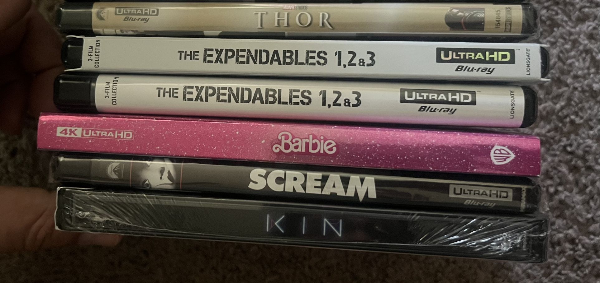 4k Uhd Movies Barbie, Scream, Thor, Kin Steelbook