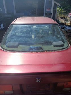 red honda accord LX