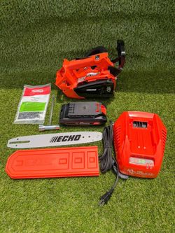 ECHO 56V 12 in. X Series Cordless Battery Top Handle Arborist Professional-Grade Chainsaw with 2.5Ah Battery and Charger