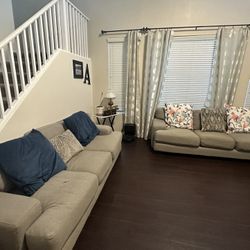 2 Couches & 1 Chair $75 OBO