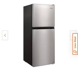 NEW 4.5 cu. ft. Mini Refrigerator in Stainless Look