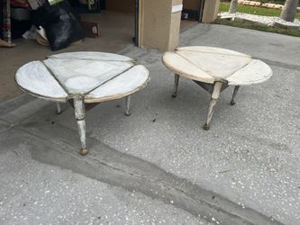 2 Antique Folding Table For Sale
