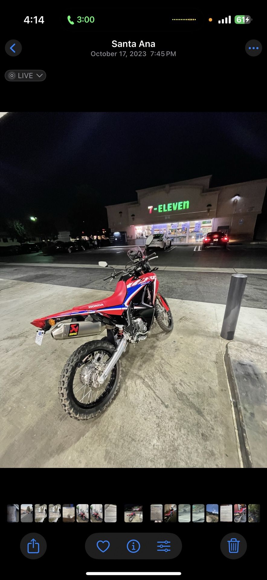 2022 Honda 300l rally