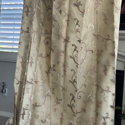 Embroidered Blackout Curtains 
