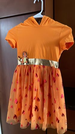 Pokémon Charmander Girls Hooded Dress