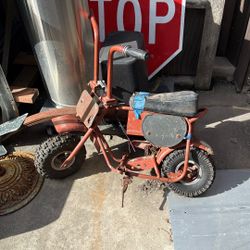 Small Mini Bike Frame With Wheels