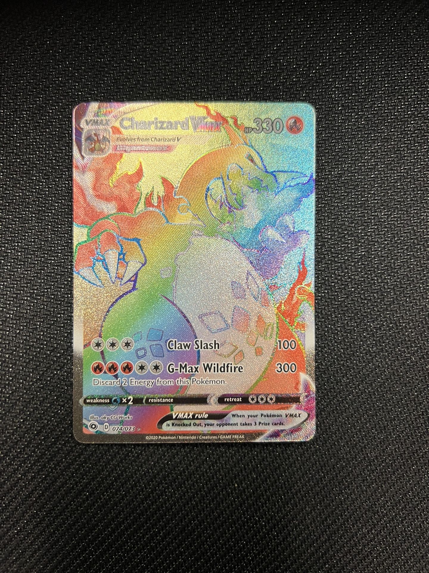 Charizard Vmax Rainbow Rare 