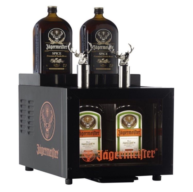 Jagermeister 2 Bottles Speed Pour Freezer