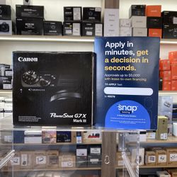 Canon PowerShot G7 X Mark III Camera (Located In Downey, CA)