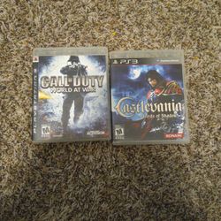 2 Ps3 Games Call Of Duty Castlevania