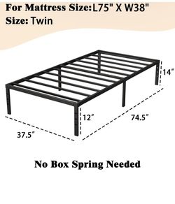 Twin bed frame
