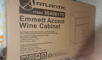 Emmett Accent Wine Cabinet 