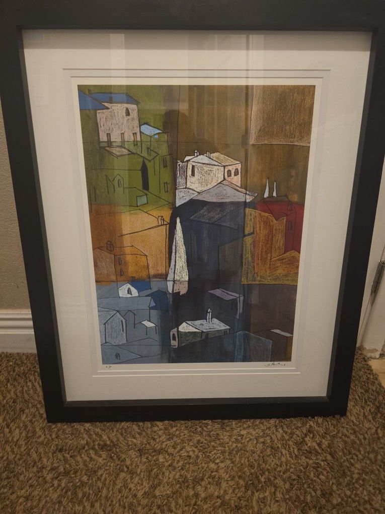 lithograph by John Ross Palmer, an American artist and founder of the Escapism art movement. Palmer was named Artist of the Year