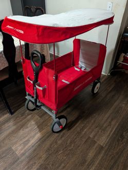 Radio Flyer 3-in-1 EZ Fold Wagon with Canopy