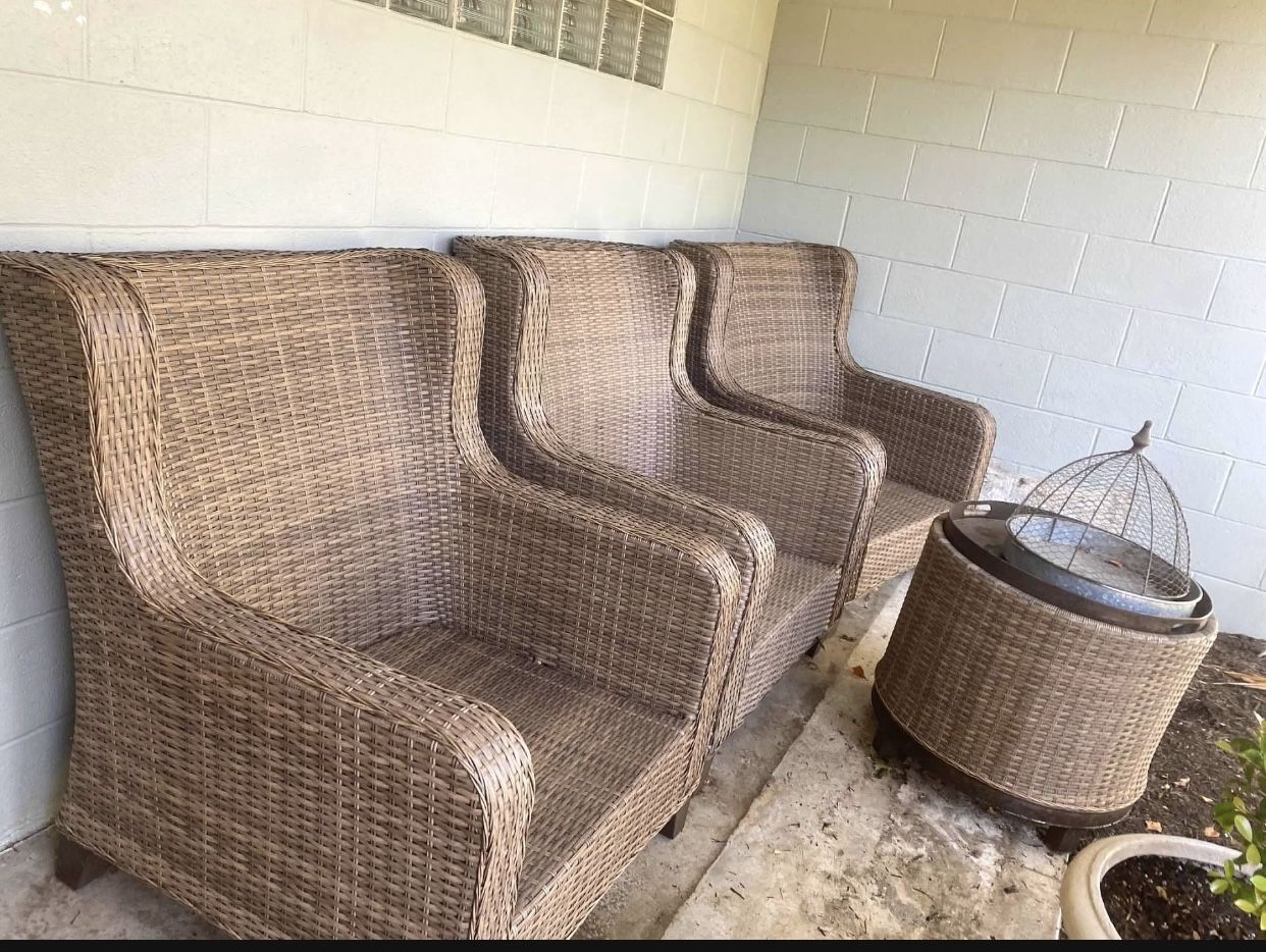 Outdoor Chairs. Two Chairs