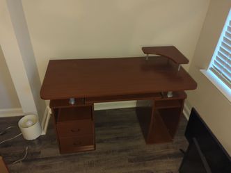 Brown Computer Desk