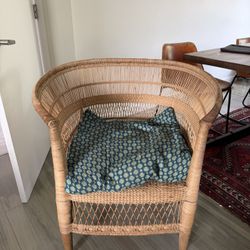 2 Bamboo Dining Room Chairs