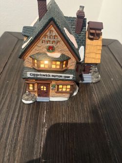 Department 56 Giggelswick Mutton & Ham Village Building