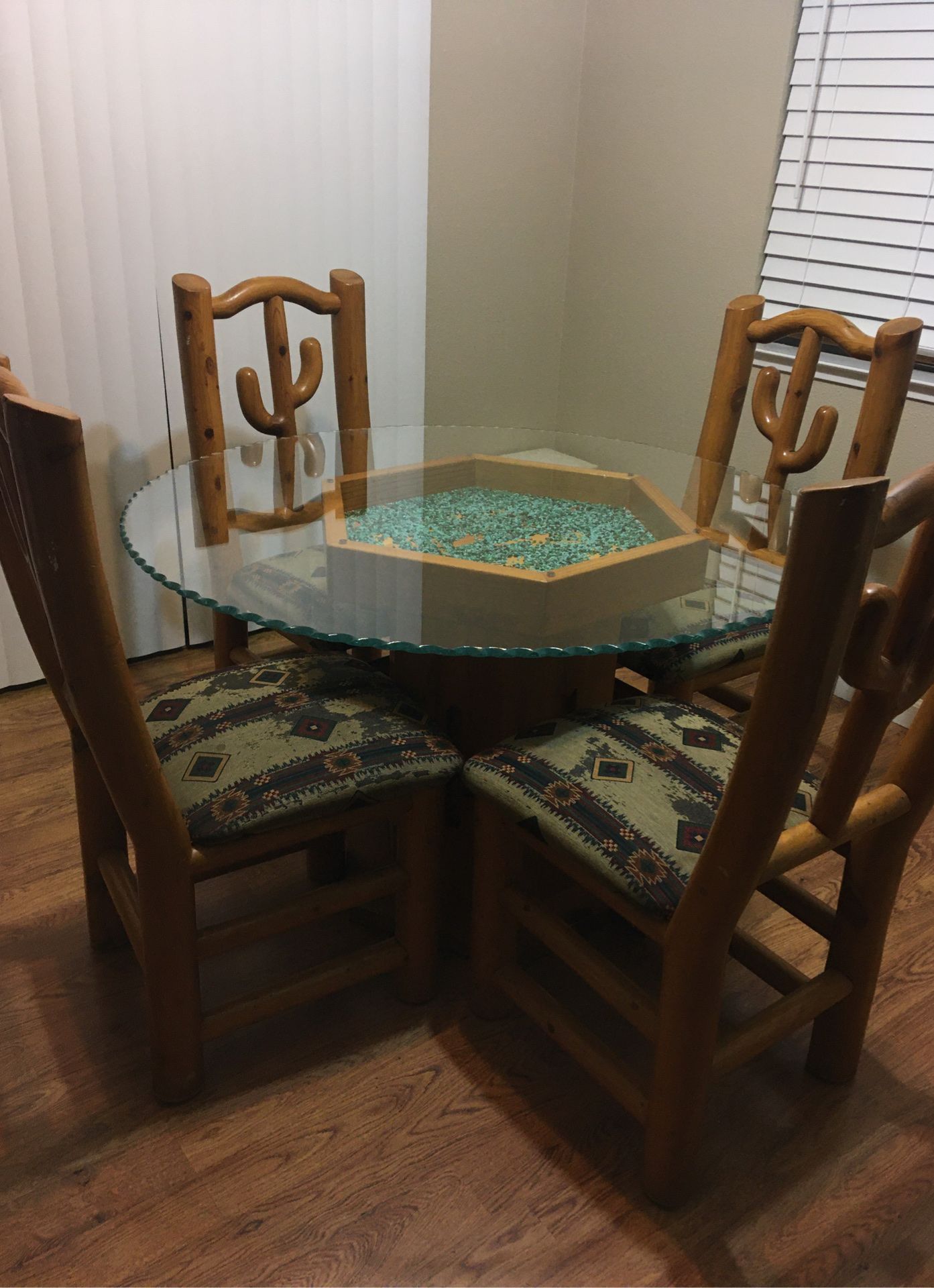 Glass Table Set