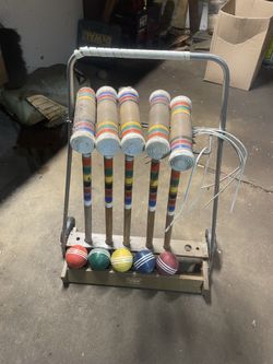 Croquet set