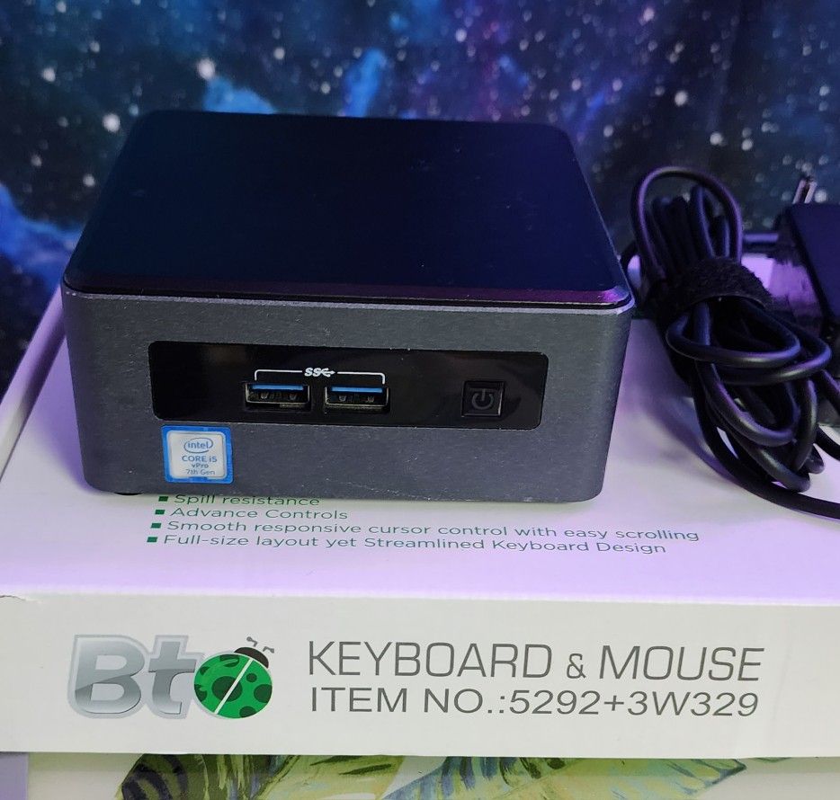 Intel NUC Mini PC, Core i5, 16GB Memory, Windows 11, WiFi, Bluetooth, Wireless Accessories
