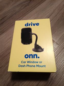 Onn Drive Car Window Or Dash Phone Mount 