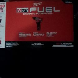 Milwaukee M12 Hammer, Impact Drill, And Battery 2pack With Charger Set 