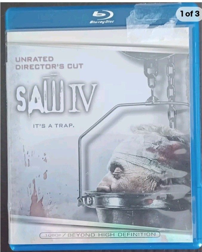 Saw IV [Blu-ray] Beyond High Definition Widescreen ~ Very Good~.